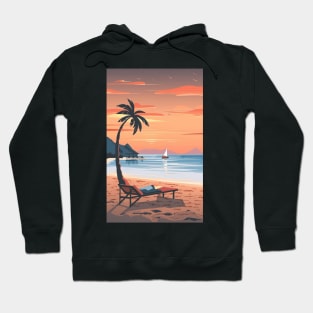 Sunset at the beach Hoodie